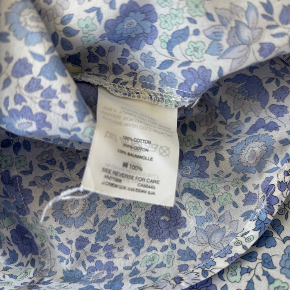 Women’s J. Crew Liberty of London Button Down Shirt - Picture 4 of 4